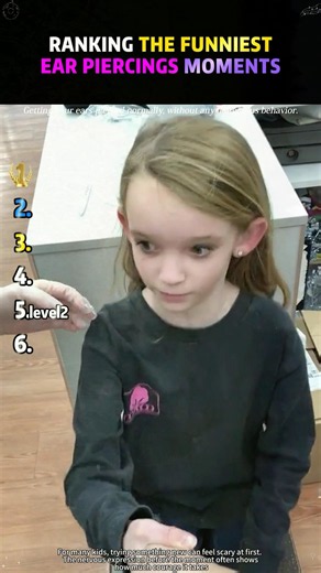 Ranking the funniest ear piercings moments, watch till the end…#funny #shorts #viral