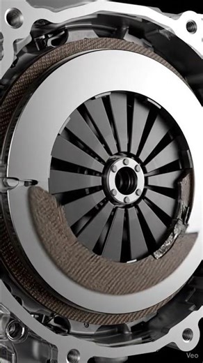 ⚙️ Clutch Explained! How a Manual Car Clutch Works (3D Animation) #Shorts #ManualTransmission