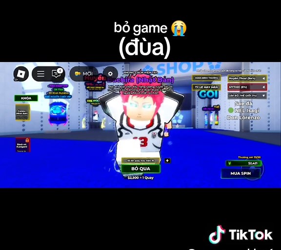 roll 20 lucky ko ra mythic nha 👍#roblox #bluelockrivals