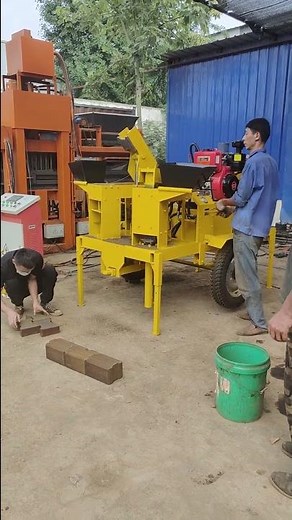 diesel engine hydraulic interlocking hydraform block making machine for soil pavers #block #machine