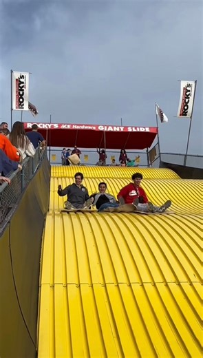 22K views · 88 reactions | More than just hardware!  Take a ride down the Rocky's Ace Hardware Giant Slide and shop their booth in the Better Living Center. #TheBigE | The Big E | Facebook