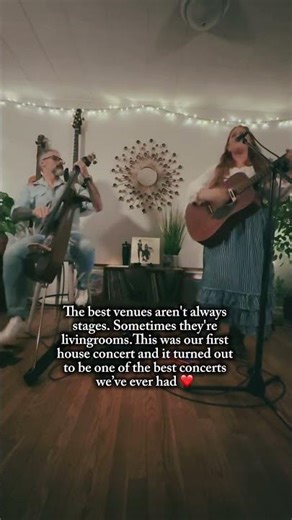 We hosted our first house concert and it changed how we do shows forever!