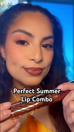 💋 L.A. Girl Chocolate + Shimmer Coconut Summer Lip Combo for my Coral Sunset Makeup Look