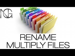Rename multiply files at once (easy)