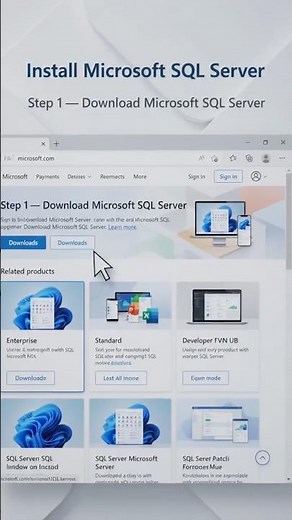 How to Install Microsoft SQL Server | Step-by-Step Beginner Tutorial #shorts #vivia al a