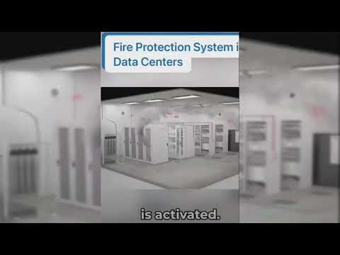 💻🔥 حماية مراكز البيانات من الحرائق | نظام الإطفاء بالغمر الكلي لغرف السيرفرات