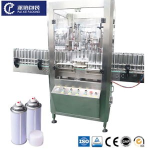 [Hot Item] Aerosol Spray Pipe Valve Bottle Packaging Filling Machine Production Line