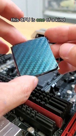 mryeester on Instagram: "This cpu is one of a kind! #pc #pctips #pcbuilding #custompc #mryeester"