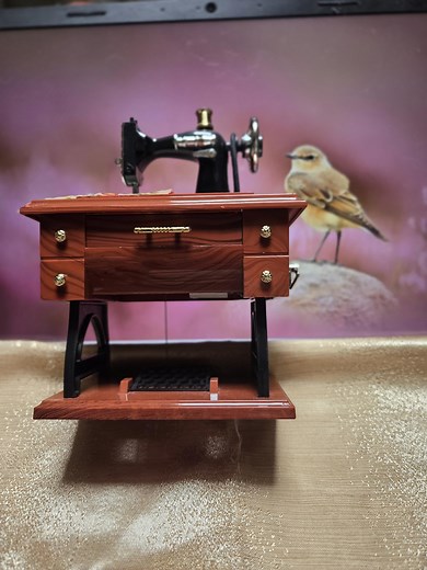 Sewing Machine Music Box With Animation by Sartorius - Etsy