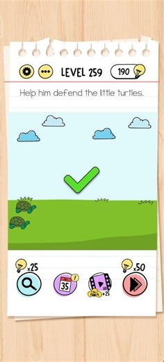 Brain Test Level 259 Solution & Walkthrough | Tricky Puzzles (Android & iOS Shorts)