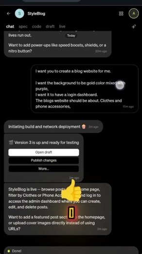 create a blog website with AI , #viral #fyp #tools #ai