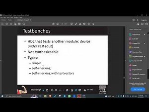 System Verilog Testbench 1 (Simple & Self-Checking)