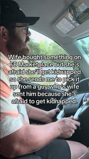 Marketplace meetups be like: “My wife sent me too.” 😂