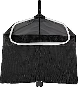 Poolmaster Pro Leaf Rake with Double Mesh Net for Inground and Above Ground Pools