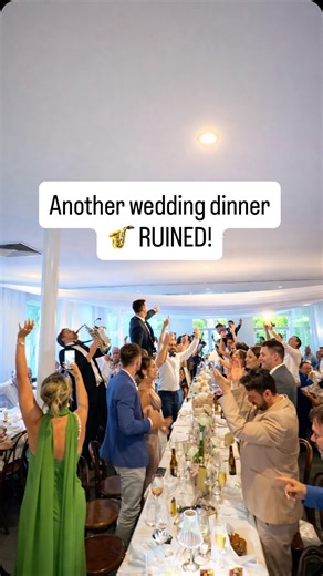 Nathan Coul | Wedding DJ Saxophone on Instagram: "Okay… now I get it. 🎷 #sax #wedding #iloveyoubaby #saxophone #djsax Another wedding dinner ruined with Can’t Take My Eyes Off of You by Franki Valli & the Four Seasons with saxophone. This song goes off every single time. This wedding at Lindenderry in Red Hill was no different. I Love getting everybody up on the chairs during dinner. What a moment!"