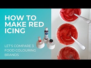 How to make PERFECT RED ICING | No overnight rest | Let's compare 3 brands
