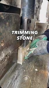 87K views · 4.4K reactions | Super Satisfying - Video from @yancarstone_ - Trimming down travertine stone - #staisfying #diy #asmr #oddlysatisfying #virals | MODERNMILT | Facebook