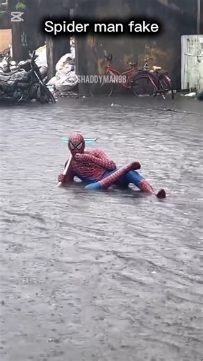 spider man funny fake 😂😂