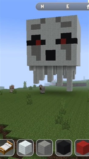 I made guest statue in Minecraft#gaming