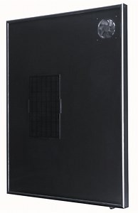 Air collector OS32 Solar air heater, air ventilator with LCD thermostat:  heating air Conditioner Conditioning Exhaust Fan Ventilator Thermal Panel Dehumidifier Heat Pump Ventilation Dehumidification water Attic roof vent gable