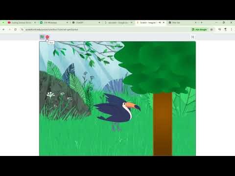 10. THE WOODPECKER IS PECKING AT THE TREE | Game Development | Scratch Tutorial | Block Programming