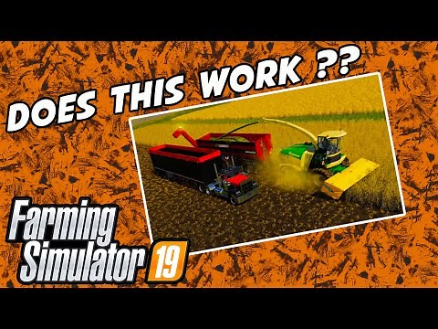 Chaff Harvest Trick | Farming Simulator 19