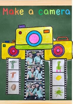Camera Craft Worksheet (for Kindergarten 1 - Grade 3)
