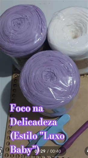 "Primeira peça do Kit Aurora finalizada! ✨💜"