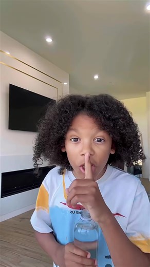 Son pranks Dad with water bottle game