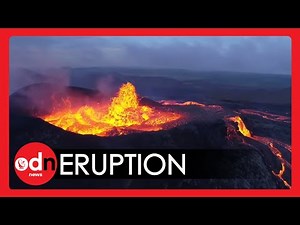 Incredible CLOSE-UP View of Volcano Erupting