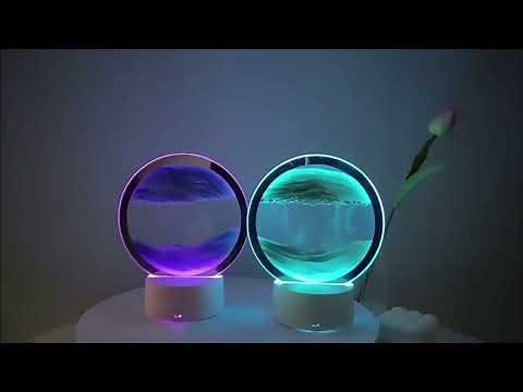 RGB Sand-painted lamp