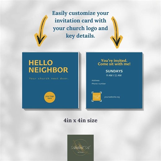 Hello Neighbor Church Invitation | Ministry Invite | Outreach | Evangelism | Digital Download - Etsy Canada