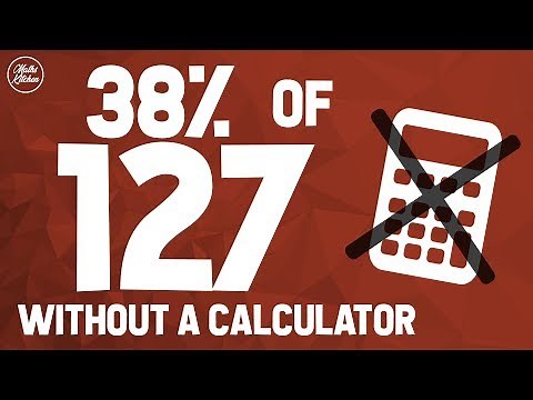 Calculating percentages EASILY (without using a calculator!)