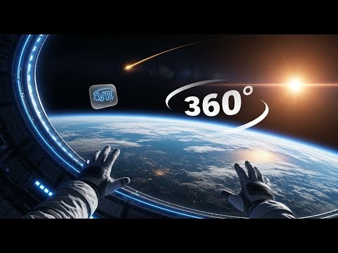 Experience SPACE Like Never Before – 360° VR Walk Outside the Space Station in 8K!