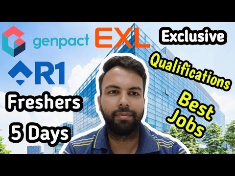 R1RCM Hiring Freshers | Is EXL Hiring Freshers?? | Genpact Hiring 2026 | Tech Jobs For Freshers 2026