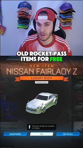 How To Get OLD ROCKET PASS Items In Rocket league ✅️ #shorts