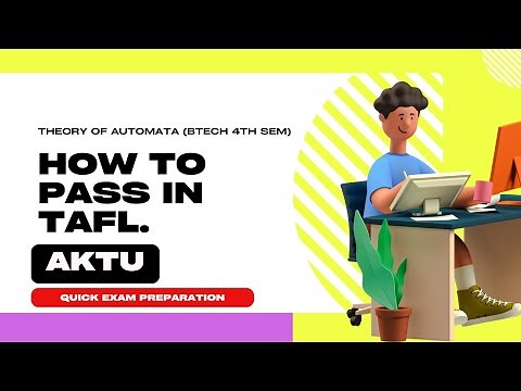 How to pass tafl(AKTU) //How to prepare for tafl quickly in a day//most important topics in tafl 💯