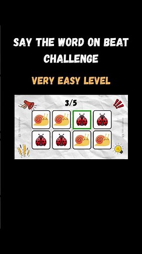 Say the Word On Beat Challenge | Very Easy Level #beatgame #rhythmgame