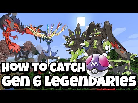 How To Catch EVERY Generation 6 LEGENDARY in Pixelmon!