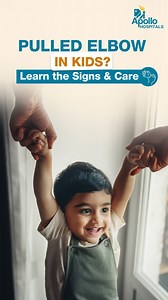 Concerned about your child’s elbow injury? Nursemaid’s elbow is a common issue caused when a child’s arm is pulled suddenly, leading to a dislocated elbow joint. Learn how to handle and lift your little one safely to avoid it. A little extra care goes a long way in preventing injury! #ApolloHospitals #BeProHealth #TouchingLives #NursemaidsElbow #ChildSafety #ParentingTips #InjuryPrevention #SafeHandling #HealthyKids #ParentingHacks #ProtectYourChild | Apollo Hospitals