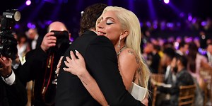 Lady Gaga and Bradley Cooper Hugged and Reunited at the 2022 SAG Awards