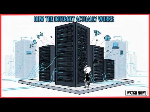 How the Internet Actually Works Explained In 5 Minutes |Simplest Way Possible with Animation|