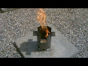 DIY Hobo stove - The Homemade "Spaghetti Sauce Can" Cookstove (stove #2) - Simple Instructions