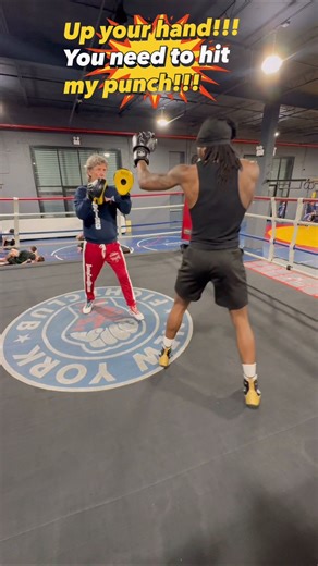 Front Hand position when learning Coach Mike's Boxing Technique!!! #shorts