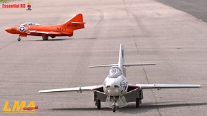 42K views · 1.1K reactions | 2 Grumman F-9 Cougars fly close formation at Large Model Association Elvington Show | Essential RC | Facebook