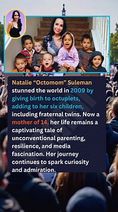 3.3K views | Natalie “Octomom” Suleman stunned the world in 2009 by giving birth to octuplets, adding to her six children, including fraternal twins. Now a mother of 14, her life remains a captivating tale of unconventional parenting, resilience, and media fascination. Her journey continues to spark curiosity and admiration. | USA News Snap | Facebook