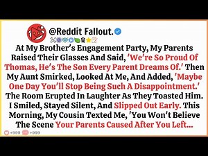 At My Brother’s Engagement Party, My Parents Raised Their Glasses And