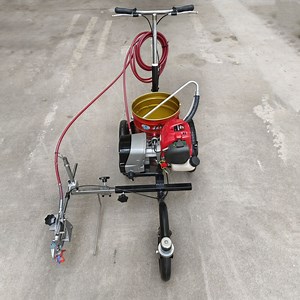 Cold Paint High Pressure Airless Line Striper with Gasoline Powered Piston Pump