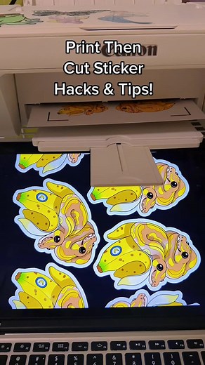 Print Then Cut Sticker Hacks & Tips!