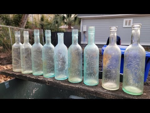 EPIC Antique Bottle Dump Dig With Excavator in Historic Charleston, SC! The Dispensary Lot!